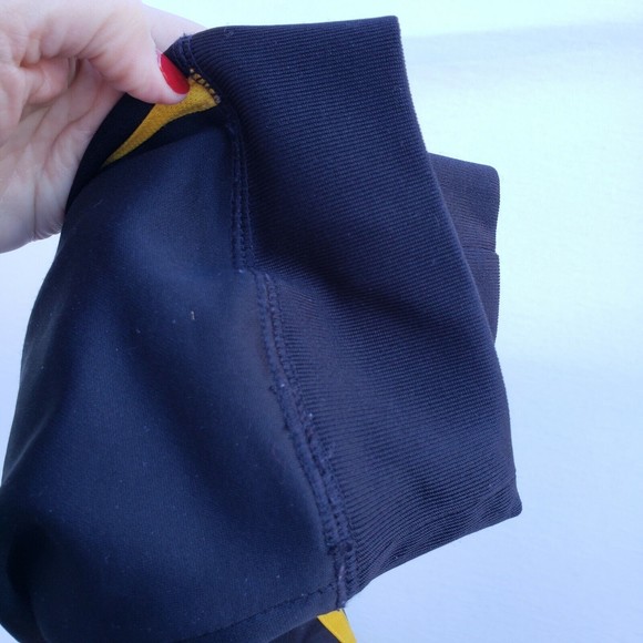 Vintage Women's Champion Track Joggers Mizzou Tigers Black & Gold Pockets - Picture 5 of 7